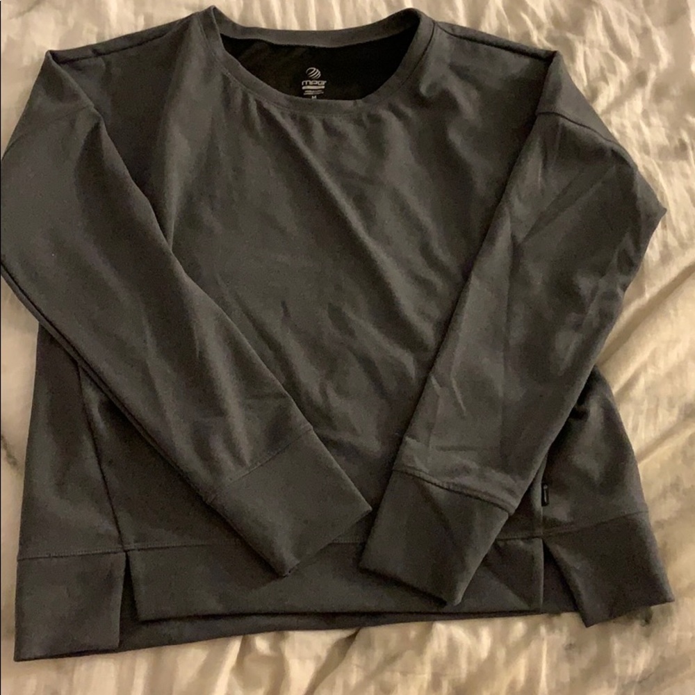 Dark grey sports sweat shirt